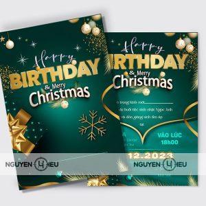 Thiệp sinh nhật Hiếu Nguyễn thiết kế